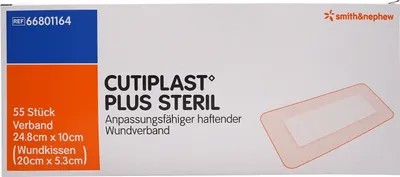 Zdjęcie produktu dla Cutiplast 10x24,8cm plus sterylny, 55 szt. VER