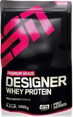 Produktbild von ESN Designer Whey 1000g Standbeutel Banane