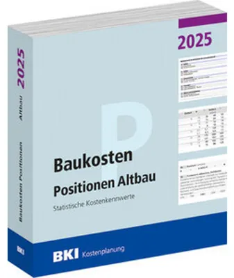 Image de BKI Baukosten Positionen Altbau 2025