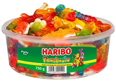 Zdjęcie produktu dla Haribo Phantasia kolorowe gumy owocowe i pianki cukrowe 750g
