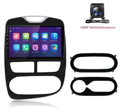 Immagine prodotto di Autoradio Android da 10 pollici per Renault Clio 4 (2012-2016), con CarPlay e Android Auto wireless, processore a 8 core, 6+128GB di memoria, DSP, 4G LTE e telecamera per la retromarcia, con GPS