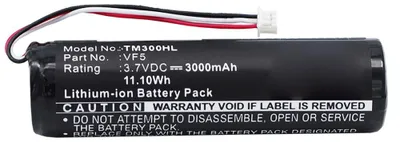 Immagine prodotto di subtel 1x Batteria per Navigatore GPS Compatibile con TomTom Go 400, Rider, Go Classic, VF5 – (3000mAh, 3.7V)
