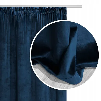 Immagine prodotto di SIIN Tenda in velluto 140 cm x 270 cm Eckart navy 140 cm x 270 cm