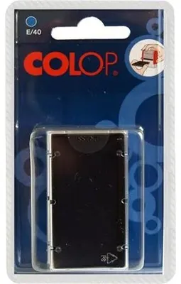 Obrázok produktu pre Náhradná poduška k pečiatkam, 2 ks/blister, COLOP "E/40", čierna