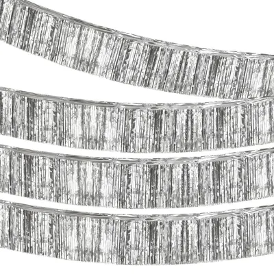 Zdjęcie produktu dla Girlanda z frędzli, srebrna, 30x300 cm