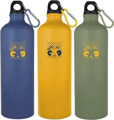 Obrázok produktu pre Fľaša na pitie, objem 1 liter, modrá, vhodná na outdoorové aktivity
