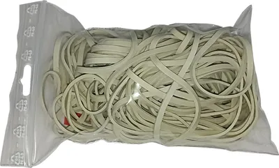Produktbild von 100 g Gummiringe weiß 60 mm Ø 1,5 x 3 mm breit