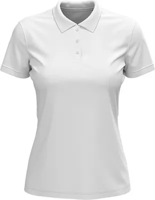 Produktbild von Stedman ST9160 | Lux Polo Women Damen Poloshirt - Farbe: White - Größe: S