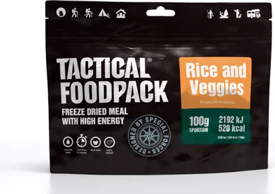 Produktbild von Tactical Foodpack - Reis und Gemüse (vegan)  - 100g