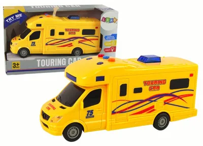 Produktbild von Lean Toys Auto Camper Wycieczka Nap?d Frykcyjny D?wi?k ?wiat?a