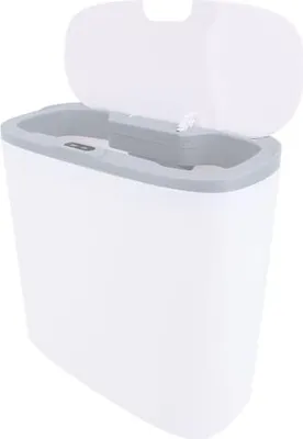 Produktbild von Sorandy Automatischer Mülleimer, 14 L Fassungsvermögen, Intelligenter Mülleimer Zur Wandmontage, Berührungsloser mit Verdecktem Taschenring,