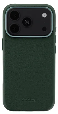 Productafbeelding van Accezz MagSafe Leather Backcover voor de Apple iPhone 18 Pro / 17 Pro - Cedar Green