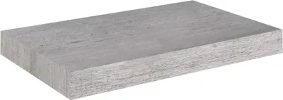 Immagine prodotto di vidaXL Scaffale sospeso grigio cemento 40x23x3,8 cm MDF
