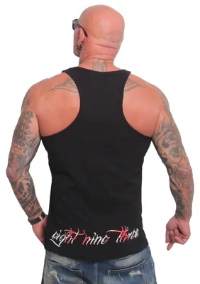 Obrázok produktu pre Yakuza Pánske tielko Bloodbrand V02 Slim Racer, čierne, 3XL
