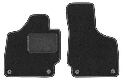Immagine prodotto di Tappetini anteriori in moquette per Audi TT II 8J 2006-2014 (cabrio/roadster/coupé) – 2 pezzi, grigio grafite, su misura – Wielganizator LUX