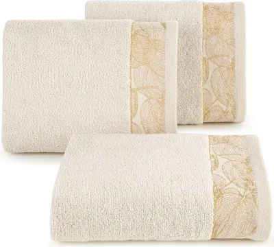Zdjęcie produktu dla Ręcznik Agis 70x140 beżowy frotte 400g/m2 Eurofirany