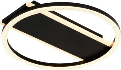 Image de Rabalux 71369 Plafonniers Kerstin LED 24 métal acrylique noir