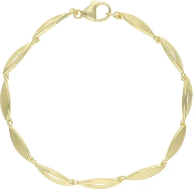 Produktbild von JuwelmaLux Armband 925/000 Sterling Silber gelbgold plattiert JL20-03-1051 19 cm