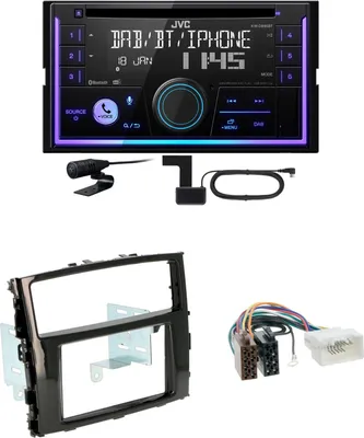 Produktbild von JVC KW-DB95BT Bluetooth Digitalradio Einbauset für Mitsubishi Pajero ab 2015