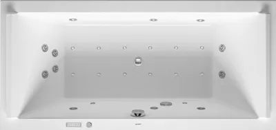 Produktbild von Duravit Whirlwanne Starck 180x80cm, Combi E, EB-Version, 2 RS, we.