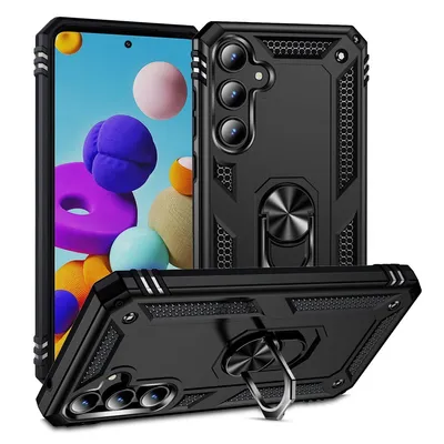 Produktbild von König Design Hülle kompatibel mit Samsung Galaxy A35 5G Kunststoff Soft Handyhülle - Handy Case Schwarz