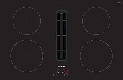 Produktbild von Siemens iQ300 EH811BE15E, Schwarz, Integriert, 80 cm, Zonen-Induktionskochfeld, Keramik, 4 Zone(n)