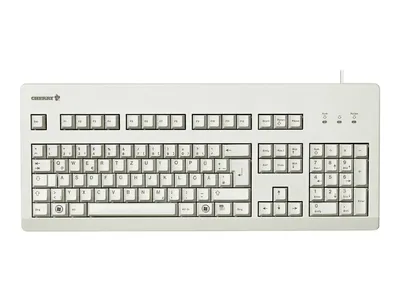 Produktbild von CHERRY G80-3000, Volle Größe (100%), Kabelgebunden, USB, Mechanischer Switch, QWERTY, Grau