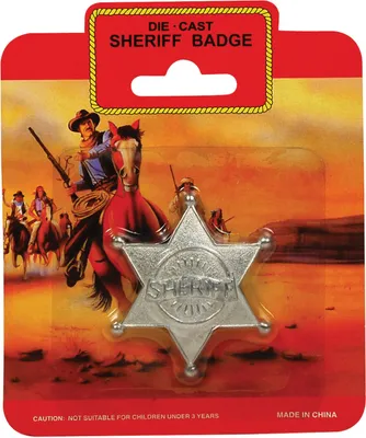 Produktbild von Metall Sheriff Abzeichen Kostümzubehör