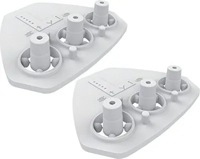 Produktbild von L-Style Gomu Shaft Lock System White 6er Set