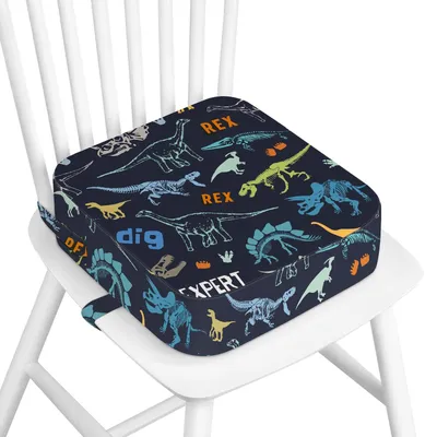Image de Siège élévateur portable pour enfants, design dinosaure en dessin animé