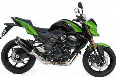 Image de Silencieux LeoVince NERO, noir, avec homologation (ABE) pour Kawasaki Z 750 ABS, modèles 2007-2012