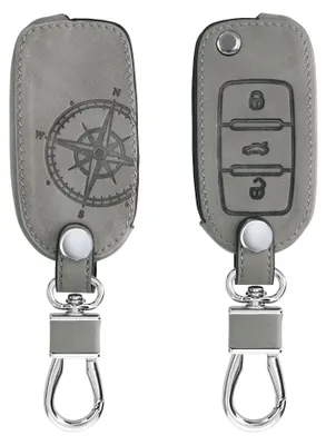 Produktbild von kwmobile Schlüsselhülle für VW Skoda Seat 3-Tasten Autoschlüssel Hülle - Autoschlüssel Schlüssel Hülle aus Silikon - Schlüsselschutz Gehäuse aus