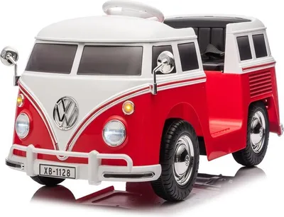 Produktbild von Kinder Elektroauto VW Bus T1 12V+zwei Motoren+Audio+Leder+Gurt+FB