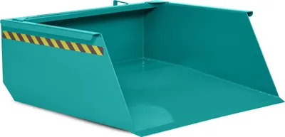 Produktbild von RR Industrietechnik Staplerschaufel Typ RS-100 1640x1900x550mm 1000dm³ RAL 5018 Türkisblau