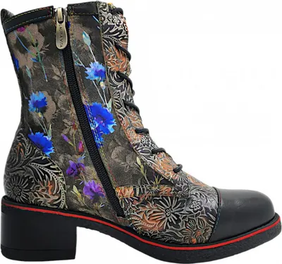 Imagen del producto de Laura Vita Racheleo 04: Zapatos de mujer, botas, zapatos de cordones, botas con cordones, varios colores, para uso casual