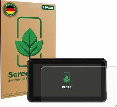 Produktbild von 2x ScreenLeaf Schutzfolie für GOHHDL A4058 6" nachhaltiger Displayschutz Display Schutz Folie Klar Transparent