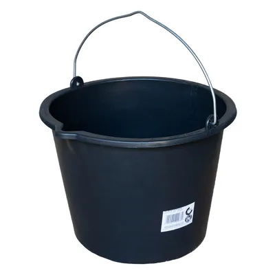 Obrázek produktu pro Stavební kbelík PROFI-LINE 12 l s výlevkou černý