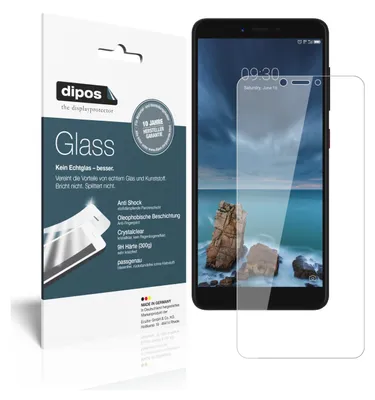 Produktbild von 2x Schutzfolie für ZTE Blade A7 Vita - Anti-Shock 9H Folie dipos Glass