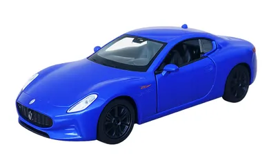 Produktbild von Maserati GranTurismo Folgore Modellauto aus Metall mit Rückzug Modell Auto Spielzeugauto 34 (Blau)