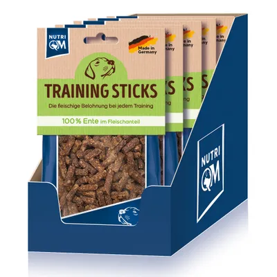 Produktbild von NutriQM Training Sticks Ente 5 x 100g