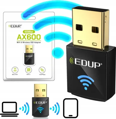 Produktbild von EDUP AX600 WiFi 6 USB 2,4 GHz 5,8 GHz WLAN-Netzwerkkarte