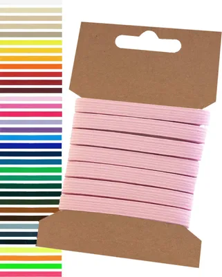 Produktbild von 5m Gummiband 6,6mm Gummilitze Wäschegummi elastisches Band Wäscheband