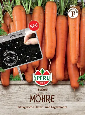 Produktbild von SPERLI Möhrensamen Berkos F1 Pillensaatgut Daucus carota 3-4 lfd. Meter
