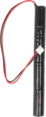 Produktbild von Notleuchtenakku NiMH 4,8V 500mAh L1x4 Lady mit 100mm Kabel und Stecker ersetzt Elubat 275609, 275 609
