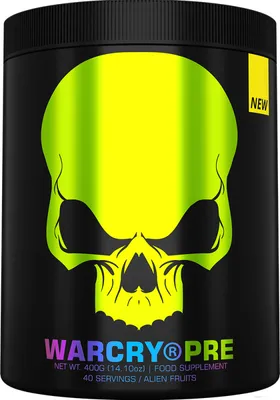 Produktbild von Genius Nutrition WARCRY Pre (400g) Alien Fruits - Pre-Workout - Pre-Workout Booster