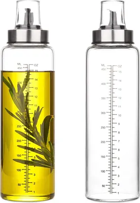 Produktbild von Gießölflaschen Set - 500 ml - hochwertiges Borosilikatglas - multifunktional