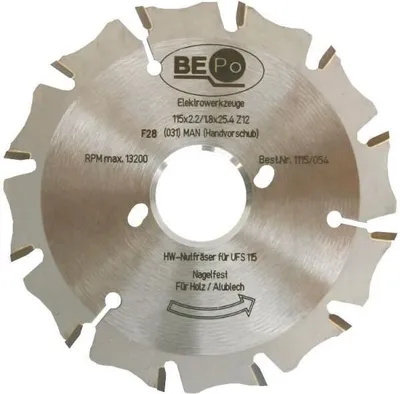 Produktbild von Sägeblatt HW zu Fugenschneider UFS115N für Holz/Nagelfest