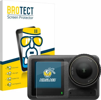 Produktbild von BROTECT Schutzglas für DJI Osmo Action 4 (Vorderes Display) Schutzfolie Panzer Folie Glas Display Schutz klar