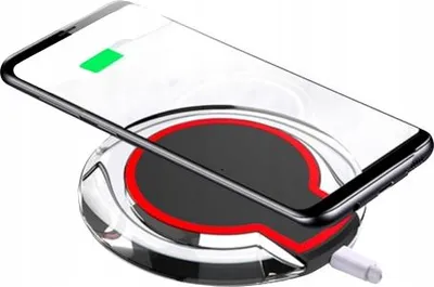 Zdjęcie produktu dla Ładowarka Indukcyjna Do Telefonu Bezprzewodowa Qi Uniwersalna Okrągła