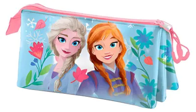 Zdjęcie produktu dla Karactermania Frozen 2 – etui z motywem potrójnego serca, wymiary 11 x 23 x 8 cm    Jeden rozmiar